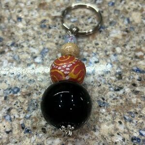 Colorful Beaded Keychain